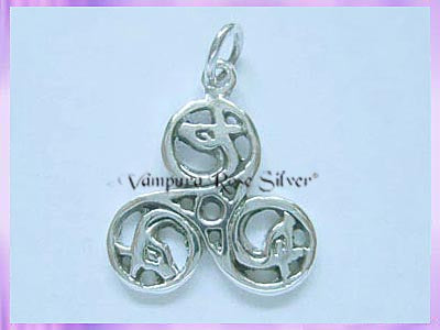 CP12-38 Triskele Ouroboros Pendant